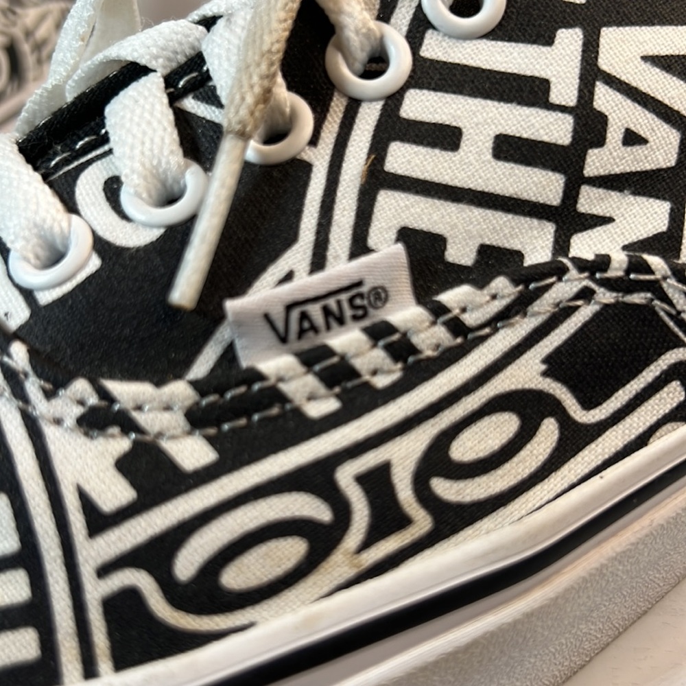 Vans Authentic Otw Repeat Black/True White Men's … - image 6